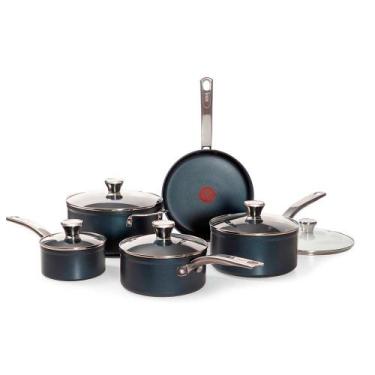 Imagem de Jogo de Panelas Tefal Platinum Alumínio Revestido Azul 05 Peças - T-Fa