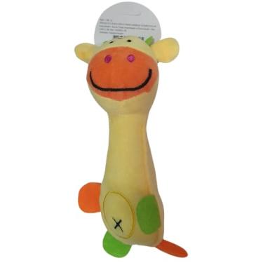 Imagem de BRINQUEDO PET CÃES PELUCIA TRIO MALUQUINHO COM APITO 20CM (Girafa)