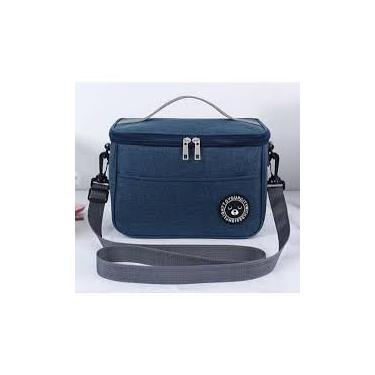 Imagem de Bolsa térmica Grande Espaçosa Com Alça Portátil Lancheira para Marmita, Passeio, Escola, Faculdade, Trabalho, Praia e Piquenique Bolsa Para Marmita