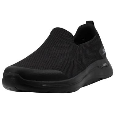 Imagem de Skechers Go Walk Arch Fit - Togpath Black 8.5 EE - Wide