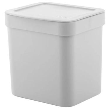 Imagem de Lixeira 2,5 Litros Banheiro Pia Cozinha Escritório Lavabo Esconde Saco