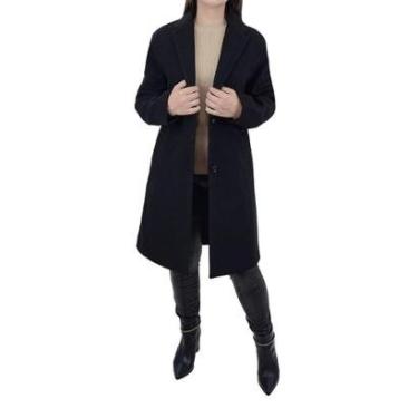 Imagem de Casaco Feminino Facinelli By Mooncity Longo Preto - 610234-Feminino