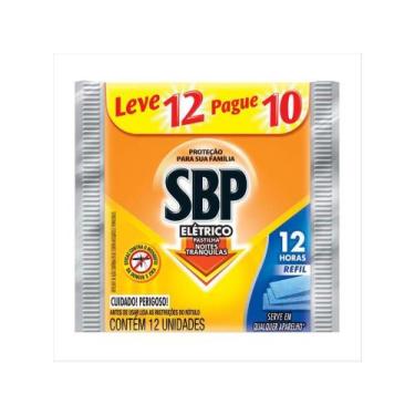 Imagem de Refil para Repelente Elétrico Pastilha SBP - 12 Unidades