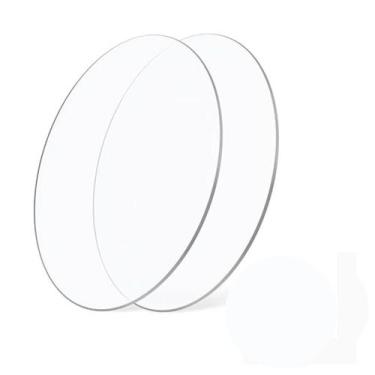 Imagem de Cake Board Mini Porta Copo Transparente 9 cm 3 mm Acrilico 10 Unidades