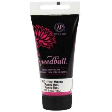 Imagem de Tinta De Xilogravura Speedball Base Agua 3423 Magenta 37Ml