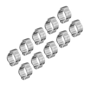 Imagem de 10pcs Ferro Zinco Galvanizado Galvanizado Com Duas Mangueiras de Orelha 5-23mm para Tubo de Gasolina, Clipe de Tubo, Grampo de Faixa, Clipe de Junta (7-9mm)