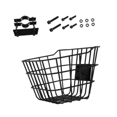 Imagem de menolana Cesto de cesta de bicicleta infantil cesto de cesta de armazenamento portátil Metal Multifunction Basket Basket Bicycle Basket for Kids Kids, Style B