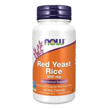 Imagem de Arroz De Levedura Vermelha 600 Mg, 60 Capsulas - Now Foods