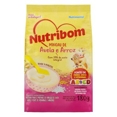 Imagem de Mingau Aveia e Arroz Nutribom 180g
