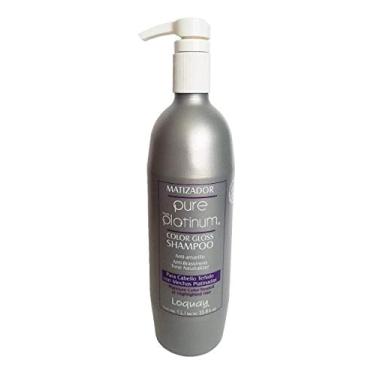 Imagem de Loquay Matizador PURE PLATINUM Premier Color Gloss Shampoo Mechas Platina 1L/ Peso líquido 978 ml