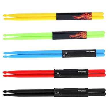 Imagem de Par de Baquetas 5A de Nylon para Bateria Profissional Leve, Feita de Nylon, Estável e Requintada, Adequada para Baterista, Adequada para Todos Os Tambores, Com Instrumentos (#3)