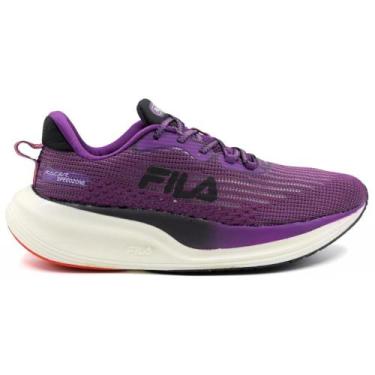 Imagem de Tênis Fila Racer Speedzone Feminino, 38, Roxo, Laranja