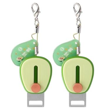 Imagem de Descascador de frutas e vegetais 2025 em forma de abacate – Nova lâmina de aço inoxidável 2025, chaveiro portátil, design ergonômico para maçãs, pepinos, batatas