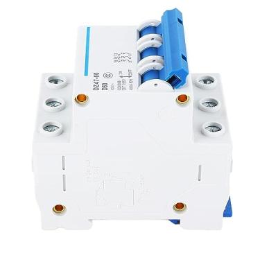 Imagem de Disjuntor Miniatura 3p D60 400v 60a 6ka para Mini Disjuntor de Montagem No Trilho DIN Home Proteção contra Sobrecarga e Curto -circuitos
