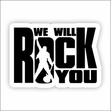 Imagem de Adesivo Sticker Vinil Impermeável We Wiil Rock You Queen - EMPIRE GAME