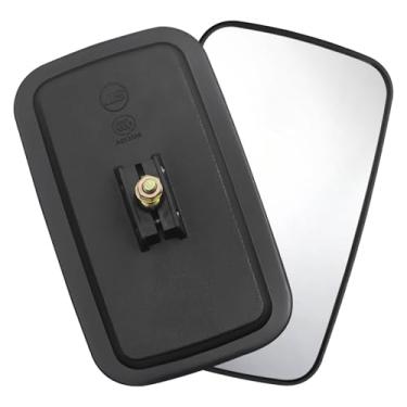 Imagem de Espelho retrovisor universal de empilhadeira, espelhos retrovisores laterais do trator - Espelhos de empilhadeira de vidro convexo de grande angular para escavadeira, caminhão basculante, carregador