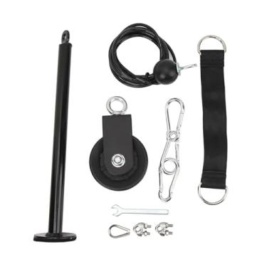 Imagem de de polia a cabo ginástica academia pesada aço inoxidável nylon fitness lat