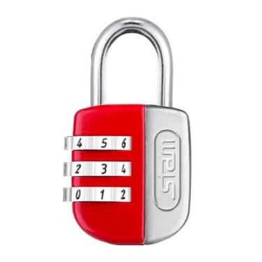 Imagem de Cadeado Stam c/ Segredo Senha 25m p/ Mala Bolsa Armário - Stam Color L
