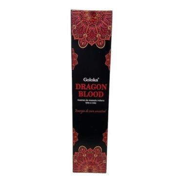 Imagem de Incenso Massala Dragons Blood Sangue de Dragão Goloka 15g - Lua Místic
