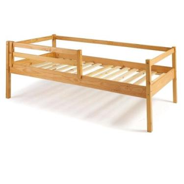 Imagem de Cama Montessori Pluto 71cm X 99cm X 199cm Amendoa - Irmãos Hinke