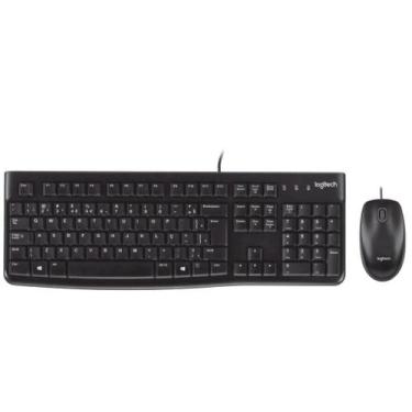 Imagem de Combo Teclado e Mousecom Fio  Logitech MK120 - 920-004429  Preto