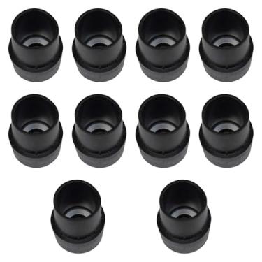 Imagem de UGPLM Trampoline pernas almofadas de pular tampas de cachimbo impedem a movimentação de borracha não deslizante fácil instalação de piso tapete mudo, 10 Peças