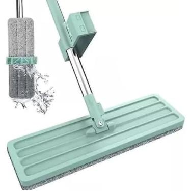 Imagem de Esfregão Rodo Inteligente Mágico Mop 360º Limpa Rápido Super Flexível Rodo Torção Magico, Mop Flat, Esfregao