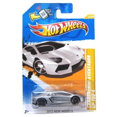 Imagem de Hot Wheels Silver Lamborghini Aventador Lp 700-4 2012 New Models