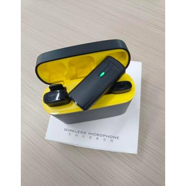 Imagem de MAYBESTA Microfone Bluetooth Lavalier para iPhone – Mini microfones de lapela para podcast, vlogging