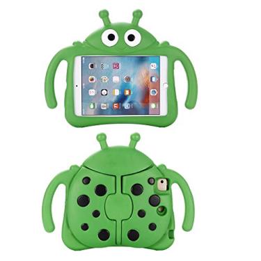 Imagem de Capa infantil Tading para Apple iPad Mini 5/4/3/2/1 7,9 polegadas somente, capa de suporte de espuma EVA leve à prova de crianças para iPad Mini, Mini 5 (2019), Mini 4, iPad Mini 3ª geração, Mini 2 Tablet - Beetle, verde