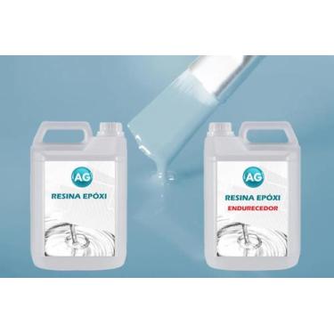 Imagem de Resina Epóxi 1Kg + Cor Sólida ul Pastel - Ral5024 Ag Media - Resinas A