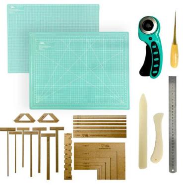 Imagem de Base de Corte A3 45x30 Mesa Apoio Placa Para Cortar Tecido Papel Kit C