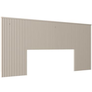 Imagem de Cabeceira De Madeira Para Cama De Casal 240 Cm Off White