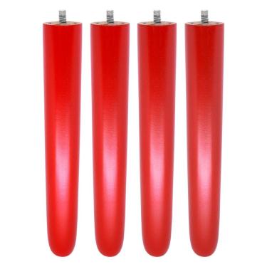 Imagem de Kit 04 Pés Palito Vermelho 25 Cm - D'rossi
