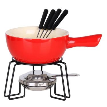 Imagem de Conjunto Para Fondue 700ml Cerâmica 8 Peças 4 Pessoas