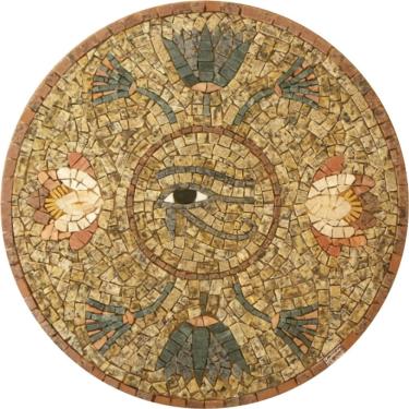 Imagem de Mandala Simbólica Olho De ísis Horus E Osíris Tamanho 90cm