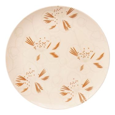 Imagem de Jogo De Pratos Rasos Em Cerâmica Unni Com 6 Peças 26cm Oxford Orquídea