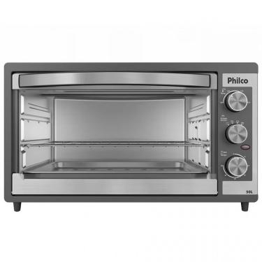 Imagem de Forno Elétrico 50 Litros Botão Timer Philco Preto 110V PFE52P