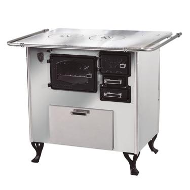 Imagem de Fogão A Lenha C Forninho Esq Inox Fornos Pinhal Alumínio N2