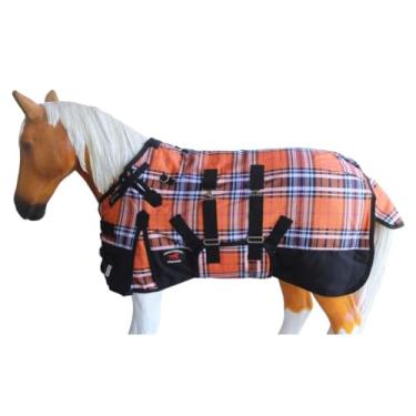 Imagem de CHALLENGER Cobertor de inverno 106 cm 1200D miniatura burro pônei cavalo potro laranja 51970B