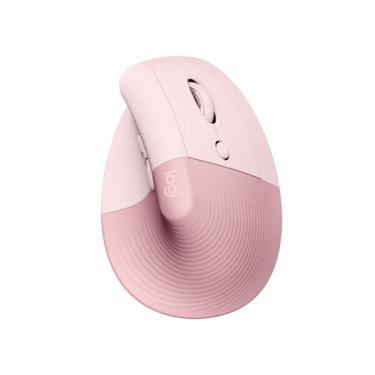 Imagem de Mouse Sem Fio Logitech Lift Vertical Bluetooth Rosa 4000 Dpi