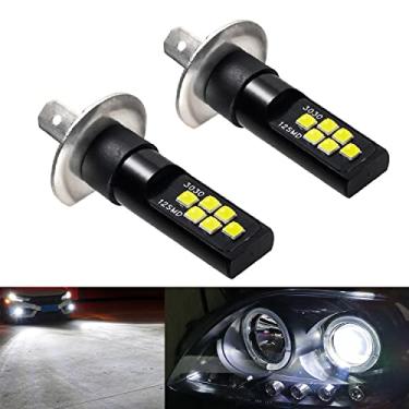 Imagem de SOCAL-LED LIGHTING Lâmpada De Neblina Led 2X H1 Para Powersports Advanced 3030 Smd, Diurna Colorida E Brilhante, Branca Fria
