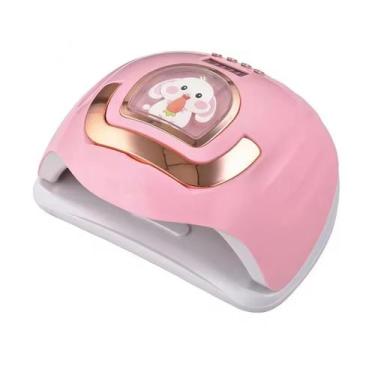Imagem de Cabine 288W LED UV Rosa para Unhas de Gel Profissional - Shopping Bele
