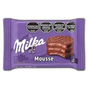 Imagem de Biscoito milka alfajor mousse chocolate triplo 55g