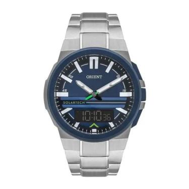 Imagem de Relógio Orient Masculino Solar Tech Aço MTSSA007 DISX