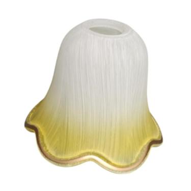 Imagem de Fenteer Lâmpada de lâmpada de vidro Tampa leve capa de luminária elegante Cobrar decoração de sombra leve para o quarto de corredor de café