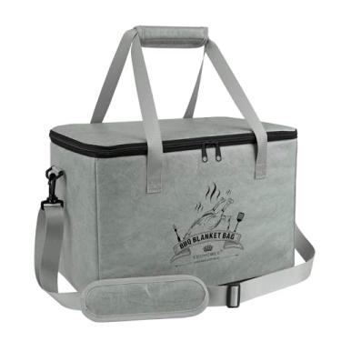 Imagem de EddHomes Manta Para Churrasco Descansar Carne, Térmica Reutilizável Peito Bovino, Bolsa Carne De Grande Capacidade Com Alça Ajustável, Defumador