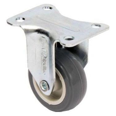 Imagem de Rodizio Fixo Placa 1pol. R158 Bp Pvc Anti Risco 25kg Por Roda - Rodili