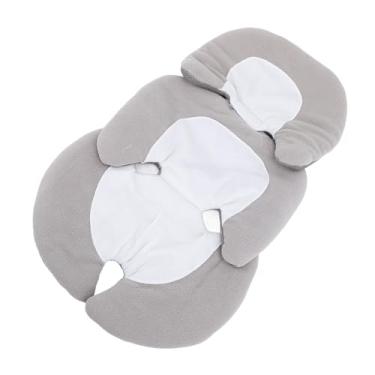 Imagem de Marhynchus Insira um Travesseiro Universal de Inserção de Carrinho de Carro, Máquina 3D Hollow Infant Swing Cushion, para Viajar Com Bebês (Bloco de cores branco cinza)