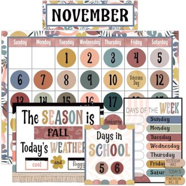 Imagem de Teacher Created Resources Quadro de avisos com calendário maravilhosamente selvagem